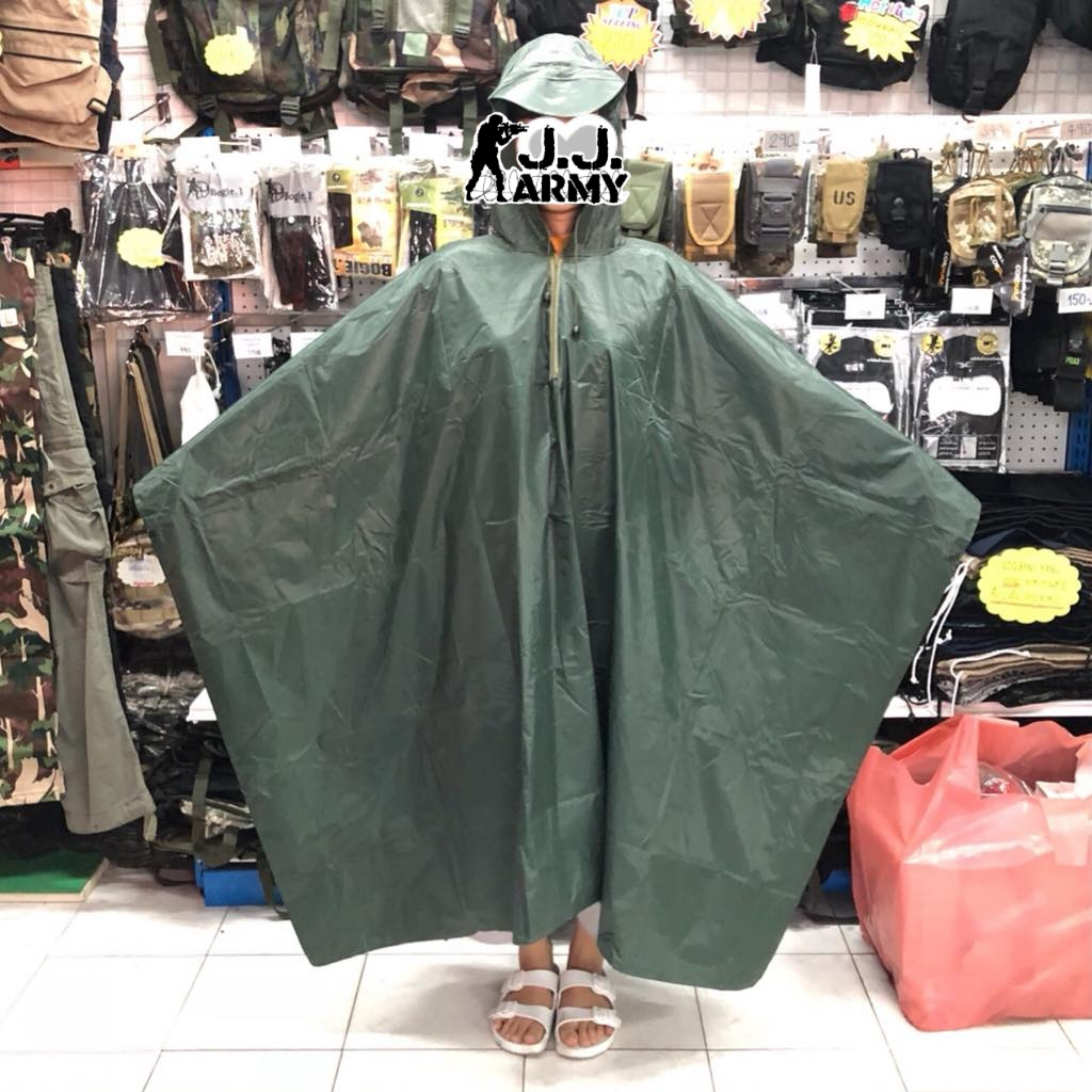 เสื้อกันฝนปันโจ Sai Mo Tuo เสื้อกันฝนค้างคาว ชุดกันฝน