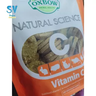 Oxbow Natural Science Vitamin C 120 กรัม อาหารเสริมสำหรับสัตว์เลี้ยงฟันแทะ