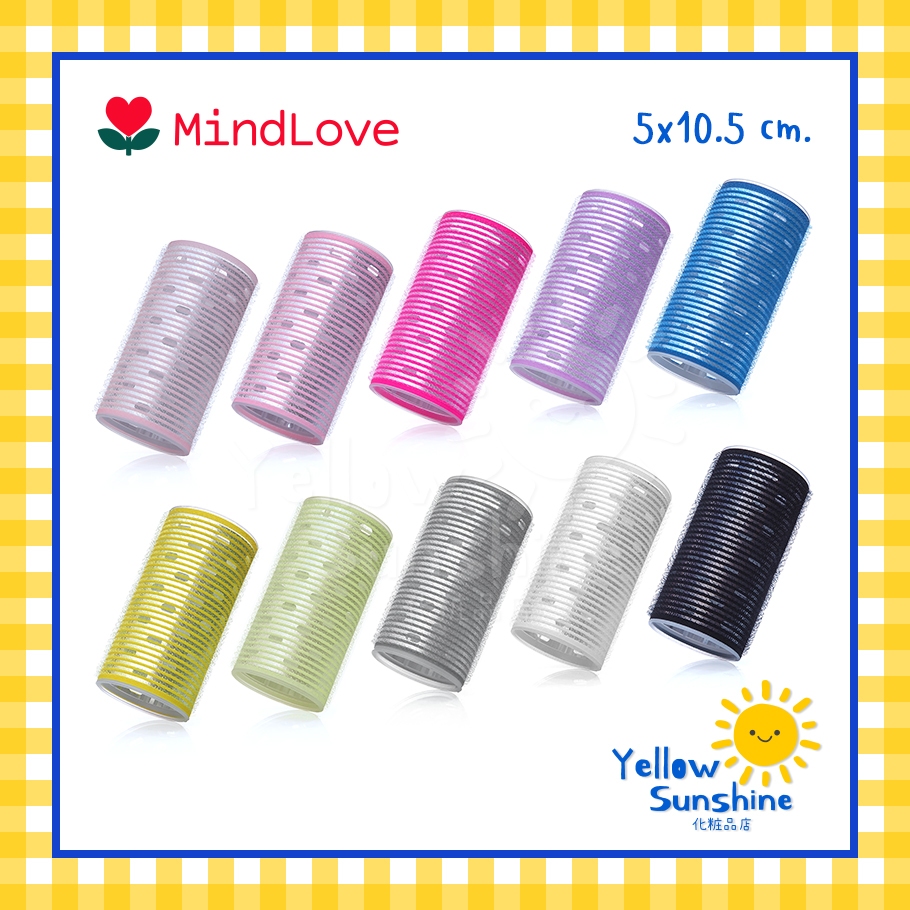 MindLove โรลม้วนผมสไตล์เกาหลียาวพิเศษ XL แกน 5x10.5 cm. โรลยาว 1 ชิ้น โรลม้วนผมแผ่นอลูมิเนียมนำความร้อน โรลม้วนผมหน้าม้า