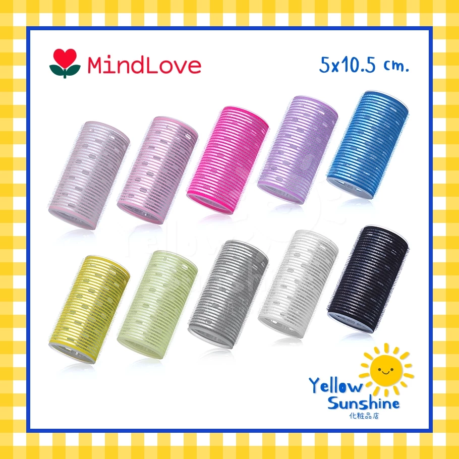 MindLove โรลม้วนผมสไตล์เกาหลียาวพิเศษ XL แกน 5x10.5 cm. โรลยาว 1 ชิ้น โรลม้วนผมแผ่นอลูมิเนียมนำความร้อน โรลม้วนผมหน้าม้า