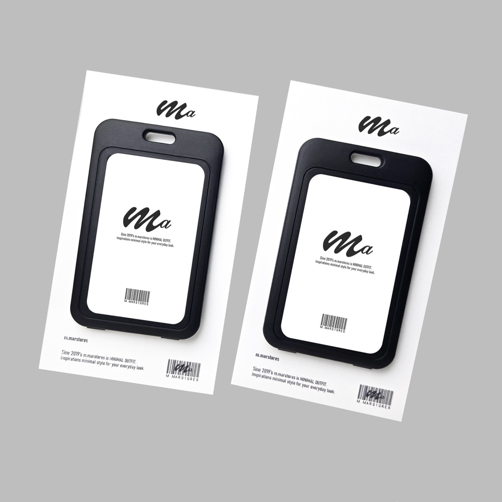𝐂𝐀𝐑𝐃 𝐅𝐑𝐀𝐌𝐄 กรอบบัตรใสหน้าหลัง สามารถใส่บัตรได้ 2 ใบ