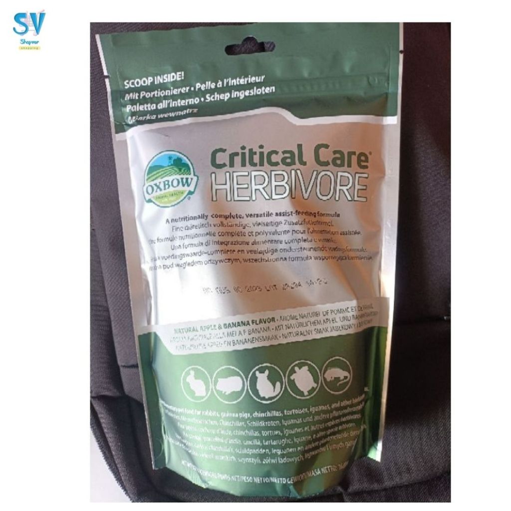 OXBOW CRITICAL CARE คริติคอล แคร์ แอปเปิ้ล กล้วย 454 กรัม