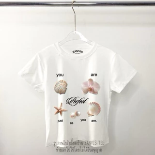 (Zanvis tee)เสื้อครอปเข้ารูป Baby tee 5 size ทรงสวย เก็บทรงดูผอมผ้าคอตตอลยูนิ สกรีนลายเนื้อนุ่ม ใส่สบาย ยืดได้เยอะ