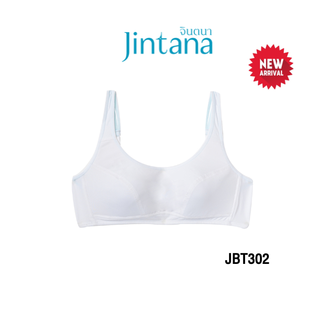 (สินค้าใหม่)Jintana เสื้อชั้นในวัยรุ่น รุ่น Fresh รหัส JBT302 บราไร้โครง ใส่กระชับ เสื้อในไม่มีโครง นุ่มสบาย