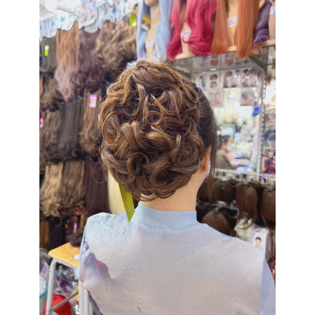 กิ๊บซาลาเปาหนีบผม🔥หางม้าหนีบสั้น2325L หนีบ สินค้าทำจากเส้นไหม สินค้าพร้อมส่ง - รูปที่ 6