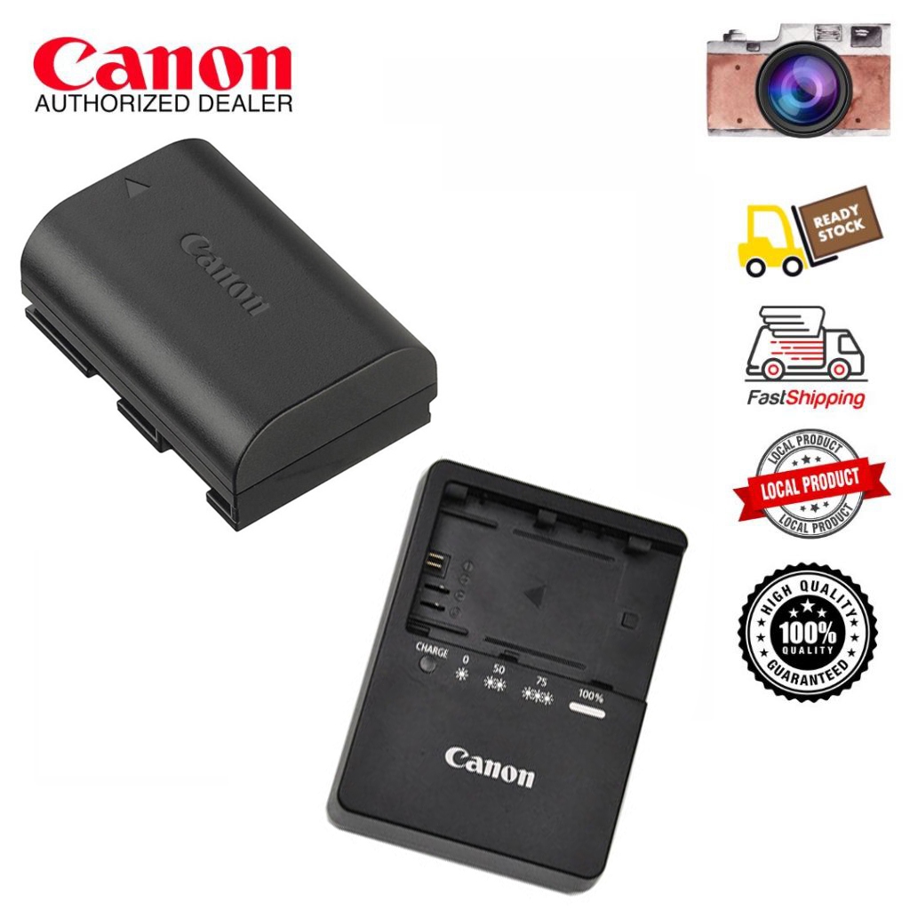 Canon Battery LP-E6N, Canon Chargrt LC-E6 แบตแท้ แท่นชาร์จแท้
