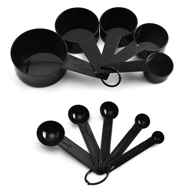KitchenTalk ช้อนตวง พลาสติก ชุด10 ชิ้น Food Grade ช้อนตวงอาหาร Baking Measuring Spoon HP17