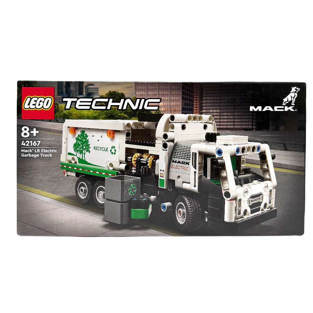 LEGO Technic ตัวต่อ Mack LR Electric Garbage Truck 42167