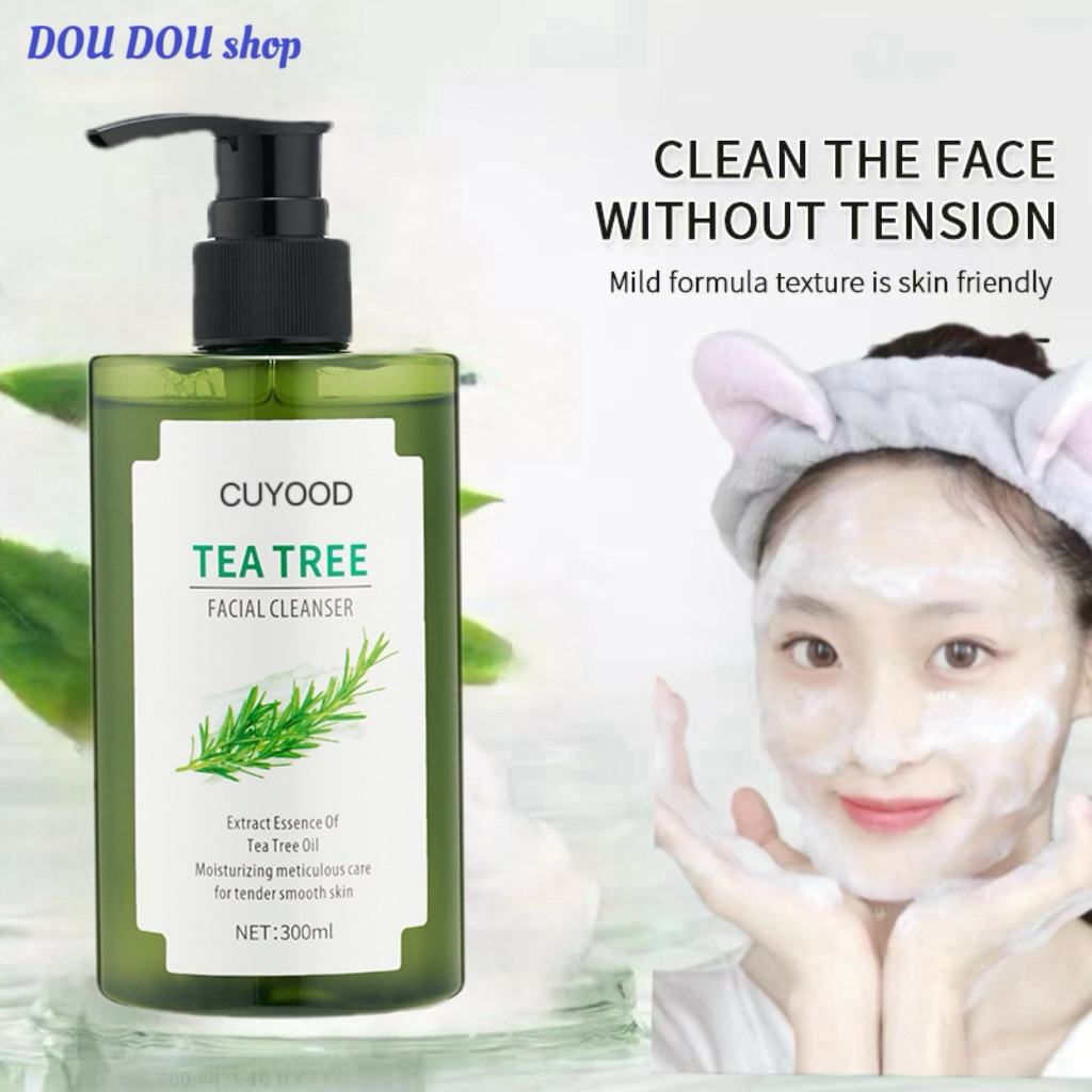 เจลล้างหน้าทีทรี pH Balance 5.5 สำหรับคนเป็นสิว และผิวแพ้ง่าย Tea Tree Facial Cleanser 300ml (T01)