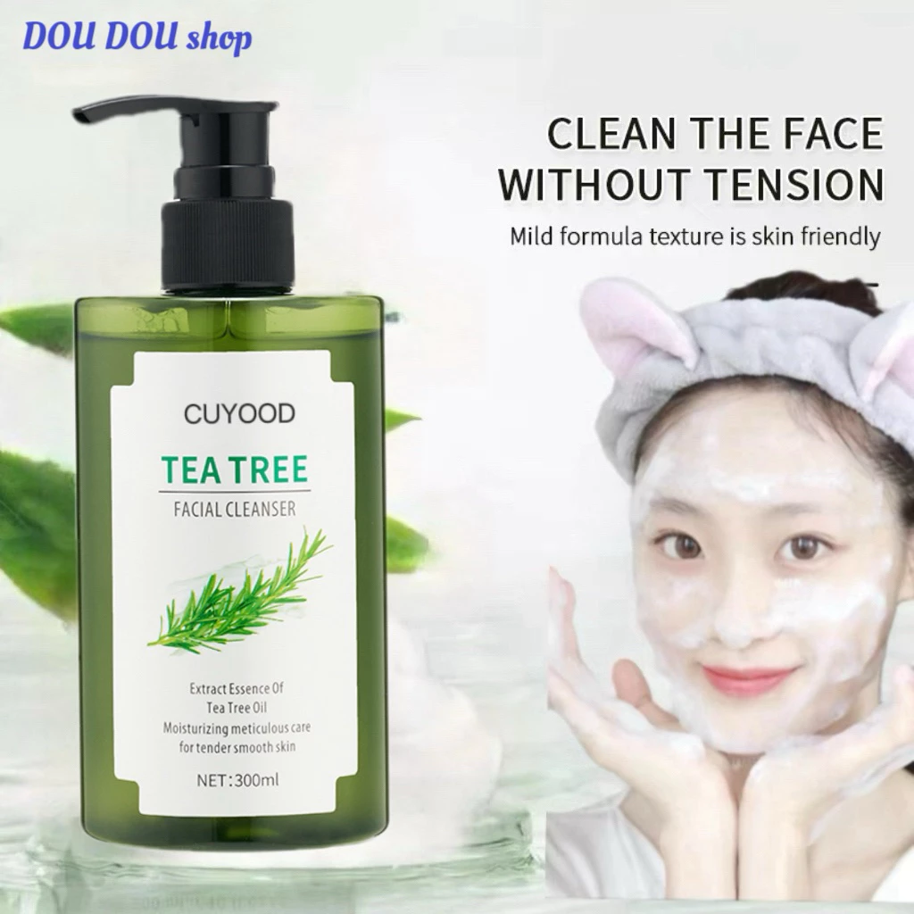 เจลล้างหน้าทีทรี pH Balance 5.5 สำหรับคนเป็นสิว และผิวแพ้ง่าย Tea Tree Facial Cleanser 300ml (T01)