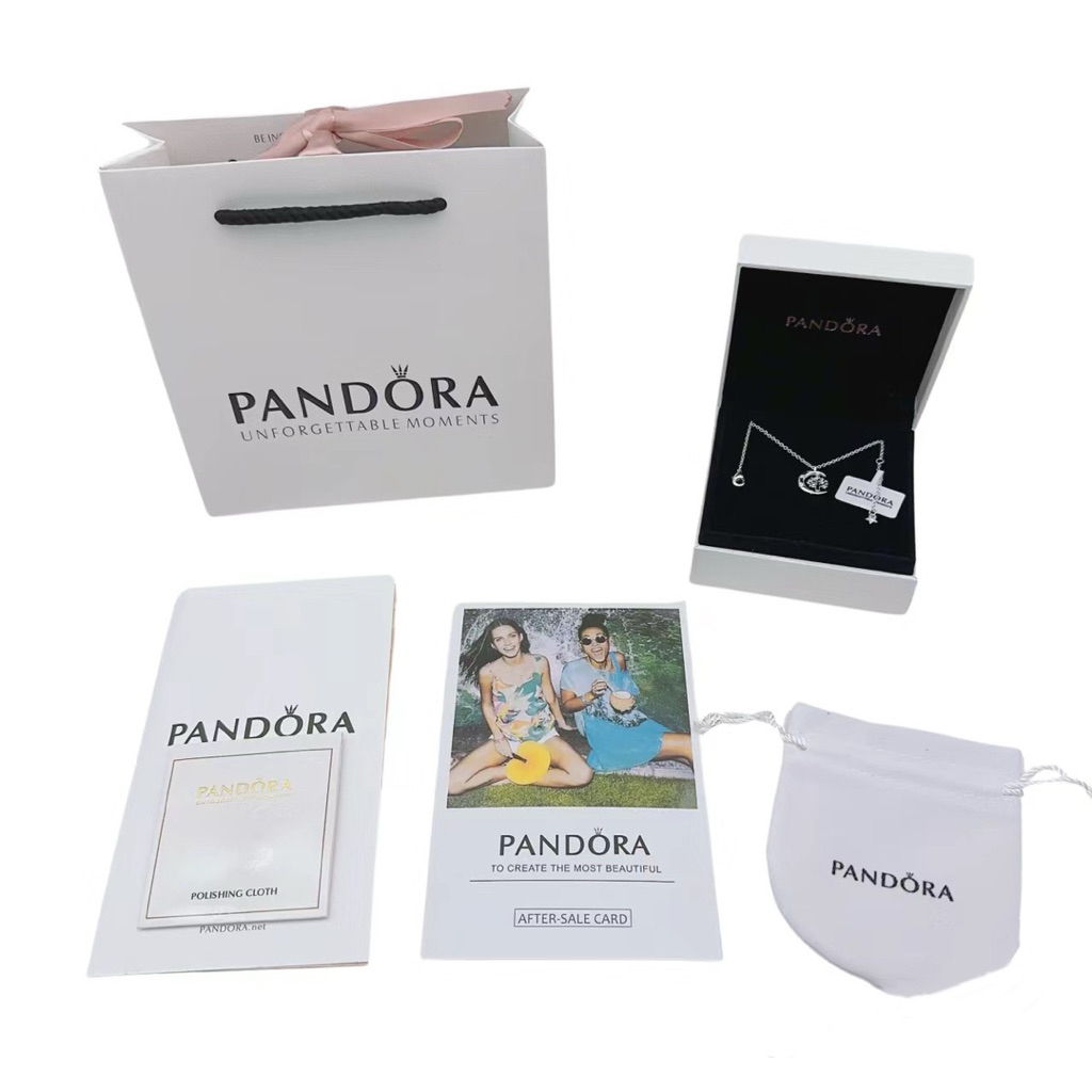 พร้อนส่งในไทย🚀มีกล่อง PdrTravelStain 925 หญิงสีเงินกลุ่มของขวัญวันเกิด - รูปที่ 7