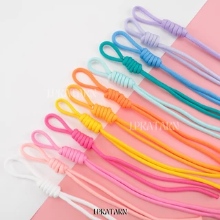 ส่งด่วน ส่งไว เชือกพาราคอตถักเกลียว DIY ทำพวงกุญแจ ร้อยจี้ ร้อยชาร์ม ห้อยมือถือ กระเป๋า งานประดิษฐ์