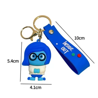 AC 3D cartoon keychain personalized creative soft rubber doll sales pendant