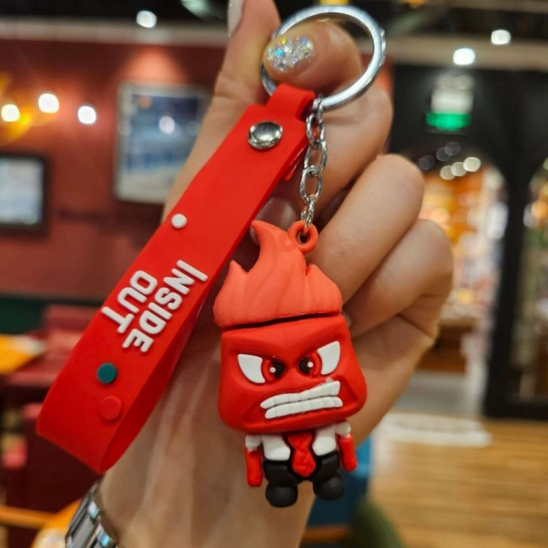 AC 3D cartoon keychain personalized creative soft rubber doll sales pendant