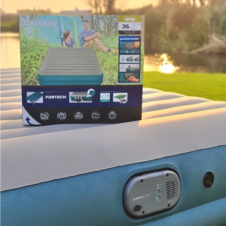 ลดเลยทันที!! ที่นอนเป่าลมอัตโนมัติ Bestway 69078 (แบตในตัว) 5 ฟุต