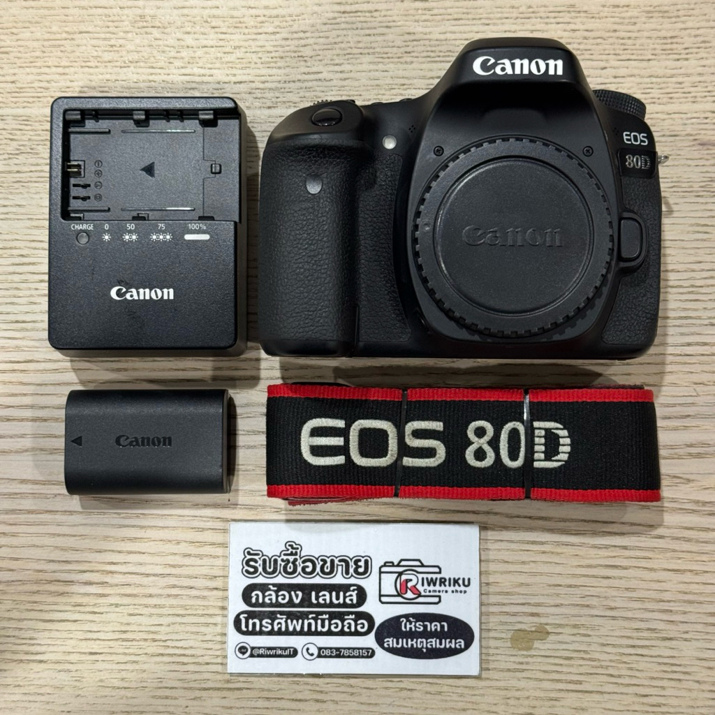 Canon EOS 80D (บอดี้) มือสอง สภาพสวยงามใช้งานปกติ
