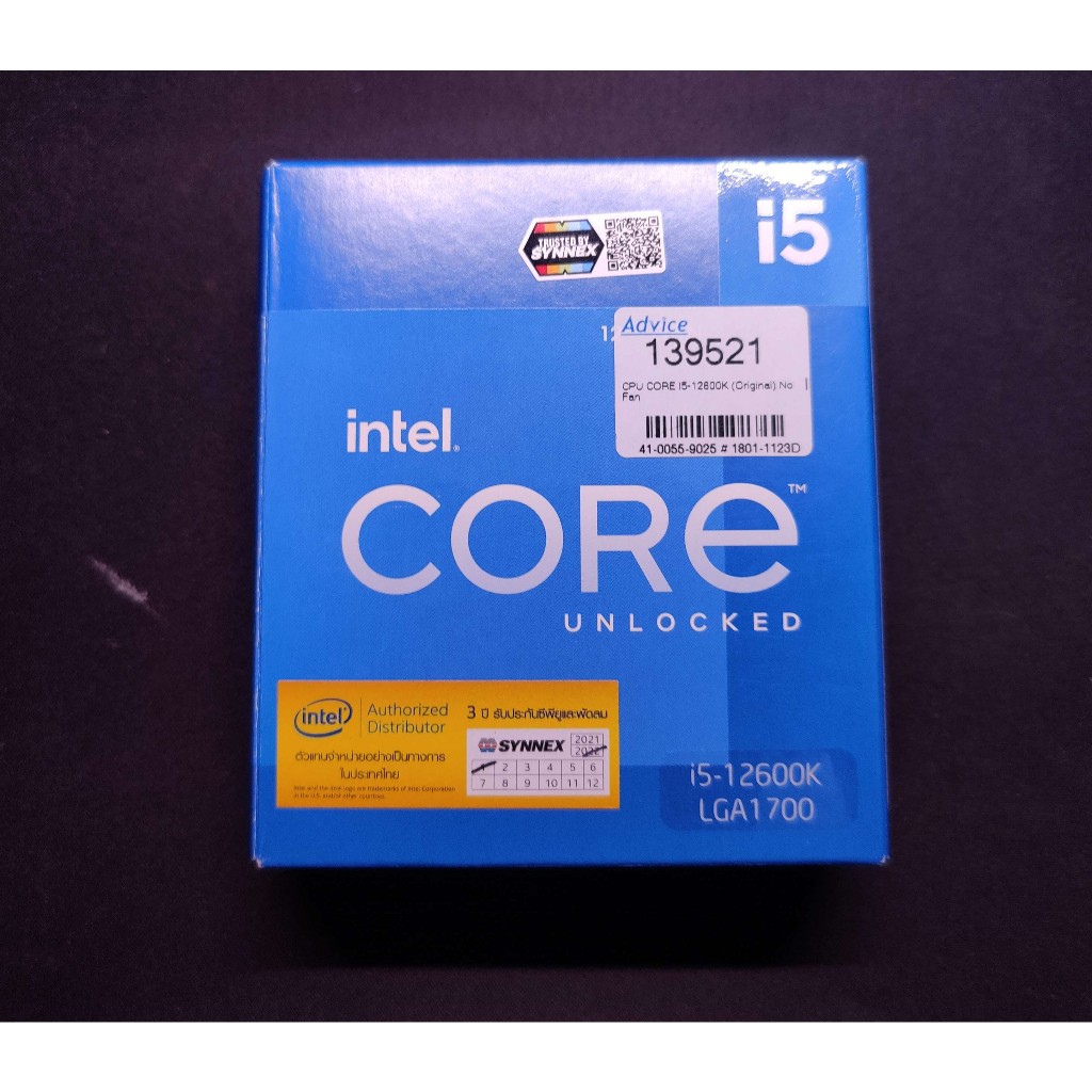 intel Core I5-12600K มือสอง