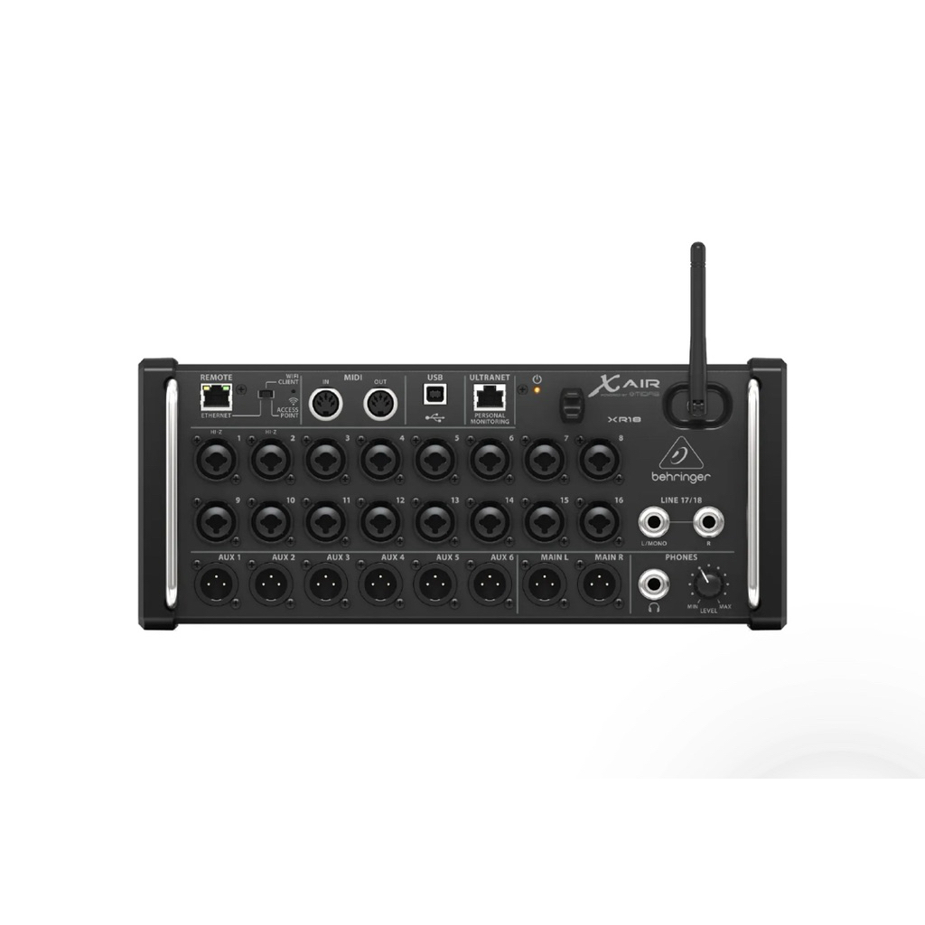 Behringer X AIR XR18 มิกซ์ติดแร็ค 18 อินพุต 6 Aux พร้อมเสาส่ง Wifi
