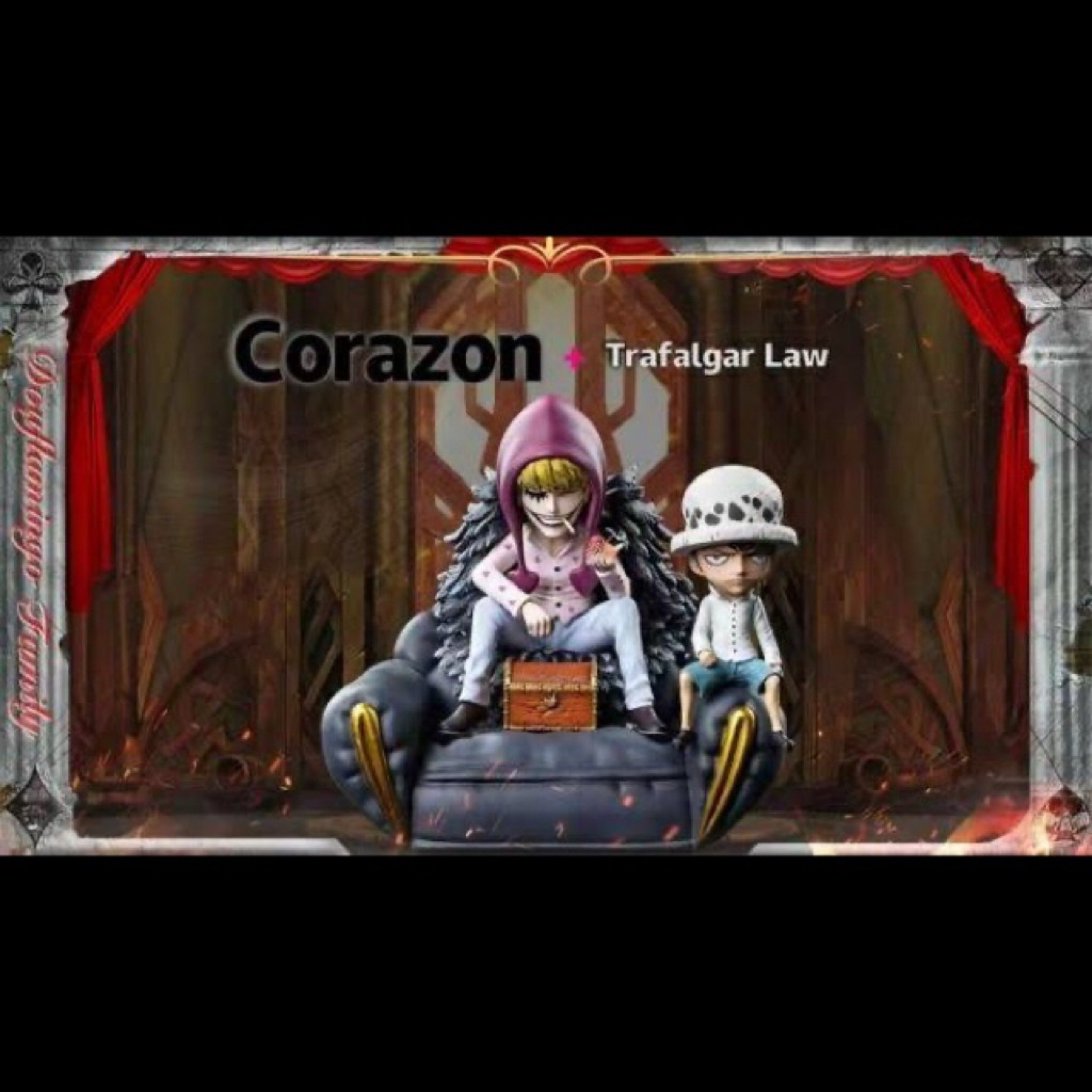 Resin One Piece Corazon & Law by Warhead Studio ของแท้