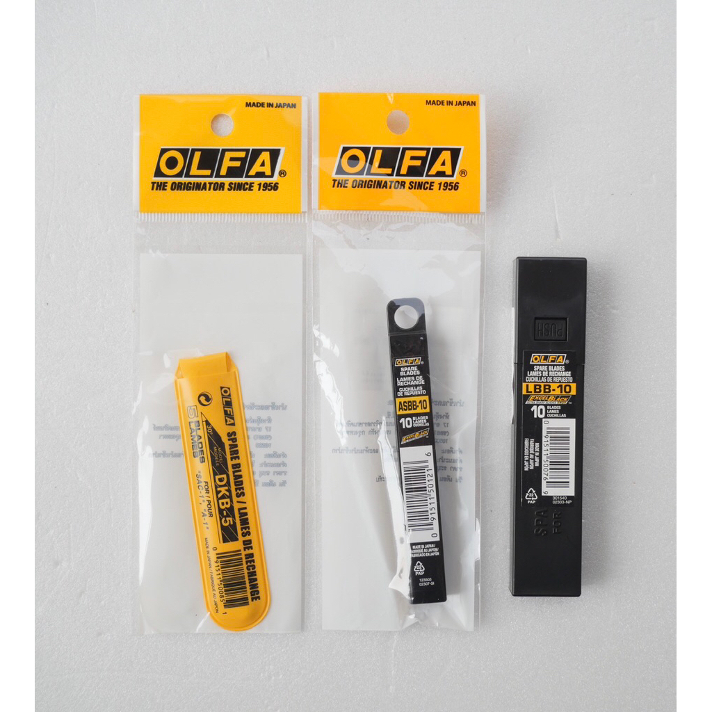 ใบคัตเตอร์ Olfa 3 แบบ 3 ขนาด made in japan