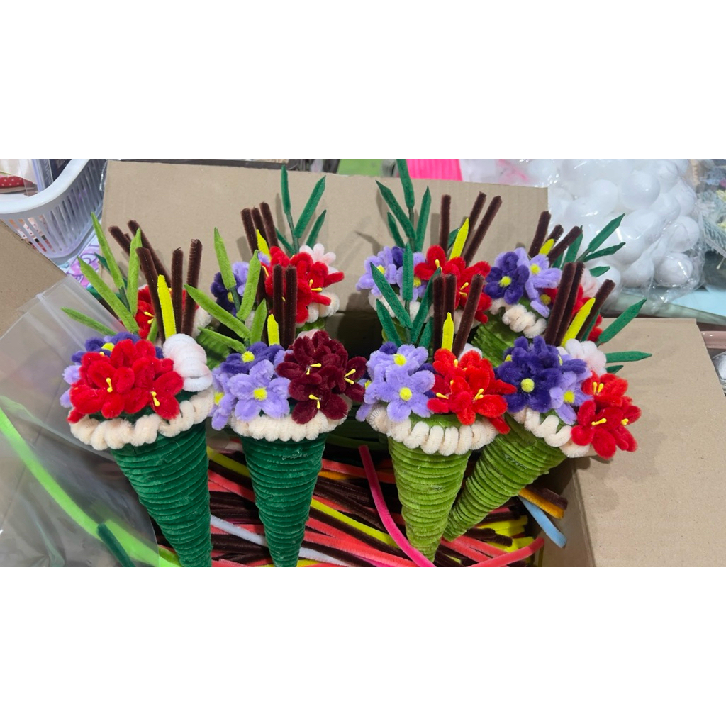 กรวยไหว้ครู   งานdiy