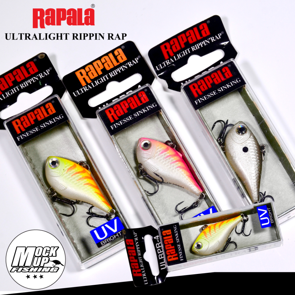 เหยื่อปลอม RAPALA Ultralight Rippin Rap (ULRPR4) ขนาด:4 ซม. น้ำหนัก:5กรัม (เหยื่อผิวน้ำ)
