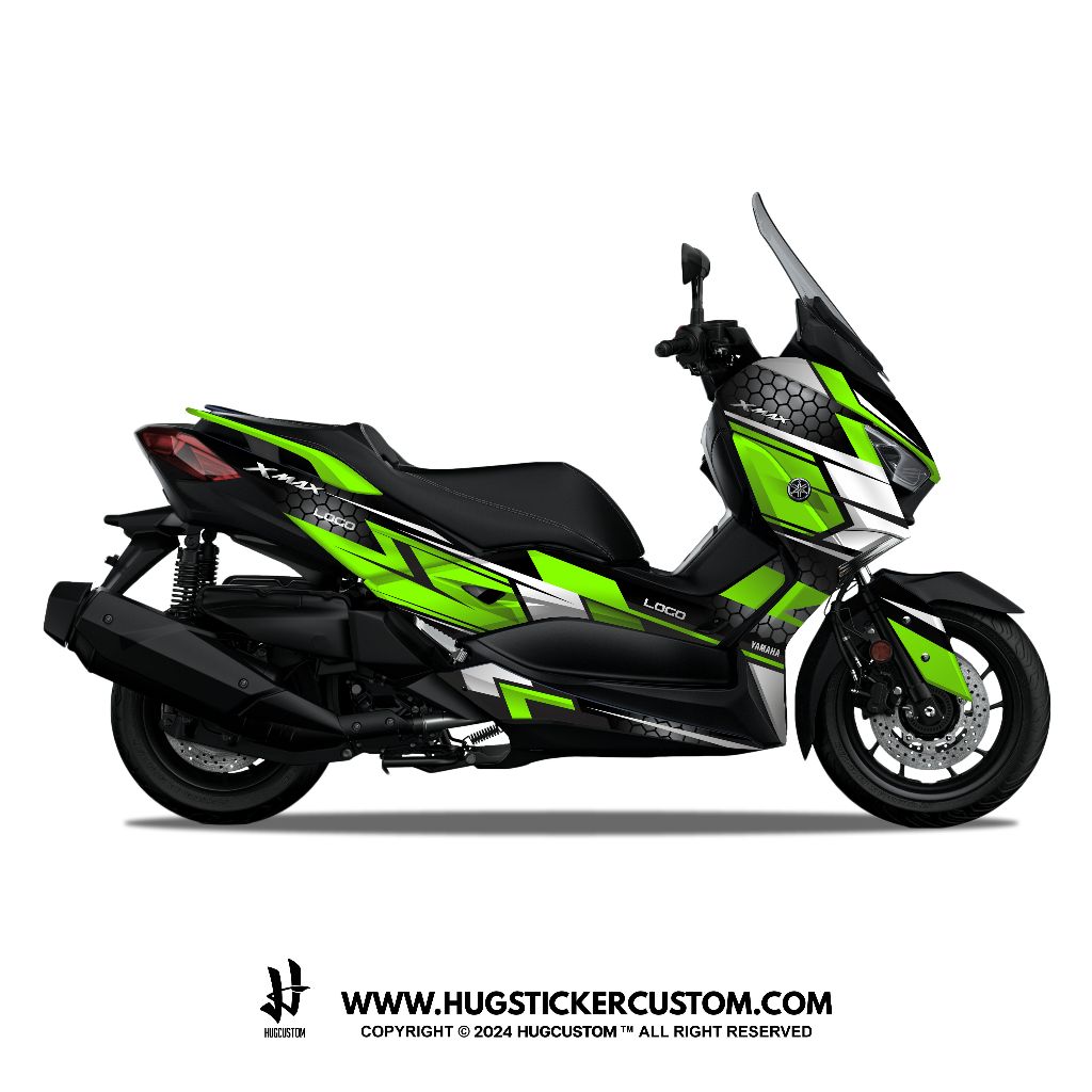 Hugsticker สติ๊กเกอร์ XMAX 300 ลาย Racing
