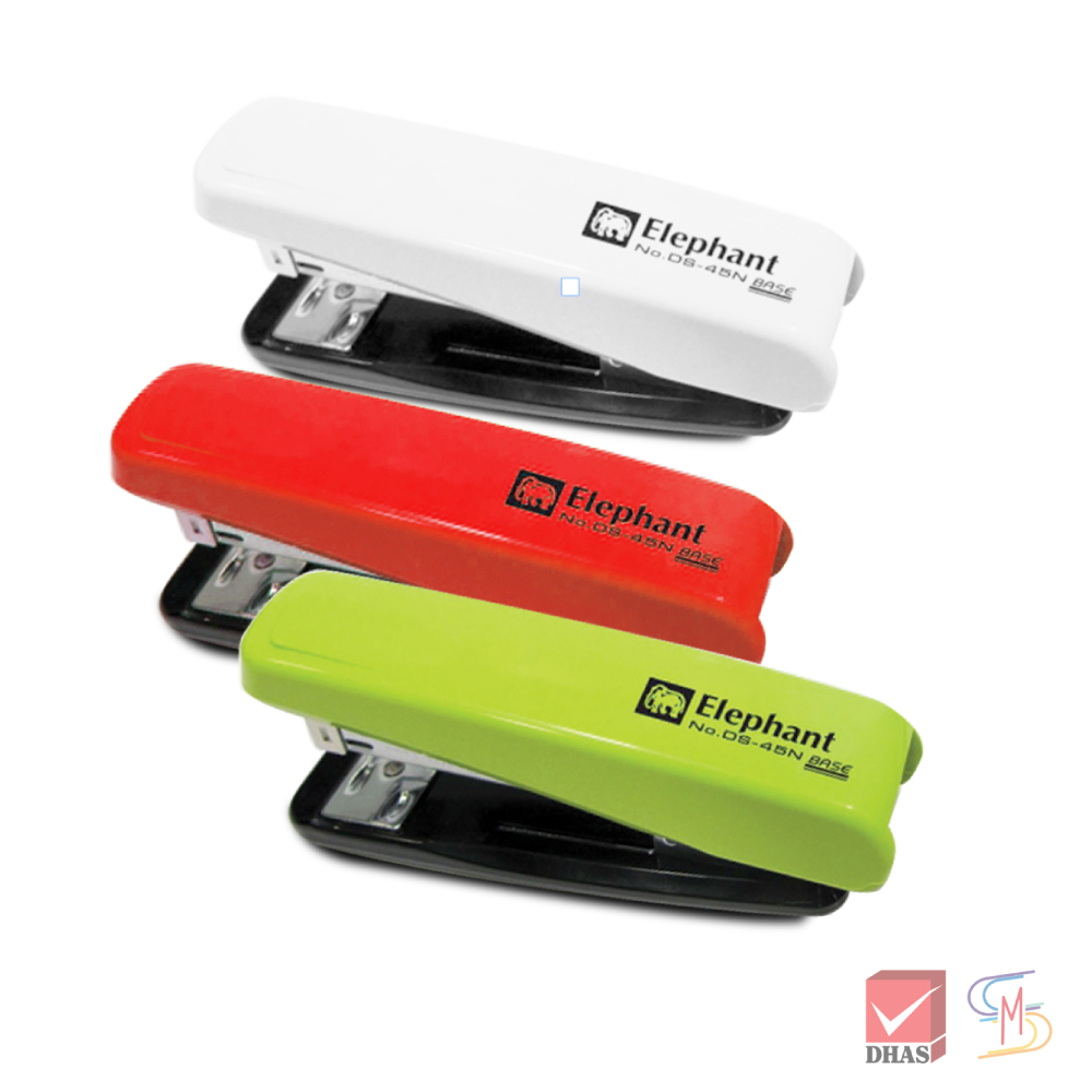 Elephant ตราช้าง เครื่องเย็บกระดาษ No. DS-45N Base (คละสี) จำนวน 1 เครื่อง