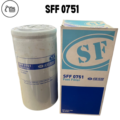 กรองโซล่า CAT 312D / 320C Sure Filter SFF 0751/1R075 -T/FF5321 FF5324 P5513151R-0751 1R0751 BF7632