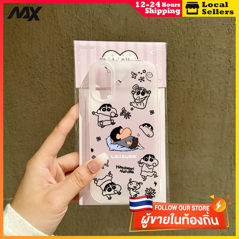 เคสโทรศัพท์นุ่มและป้องกันกระแทก for iPhone11 12 13 14 15 16Pro Max XR XS X 7/8Pนอนหลับเสี่ยวซิน