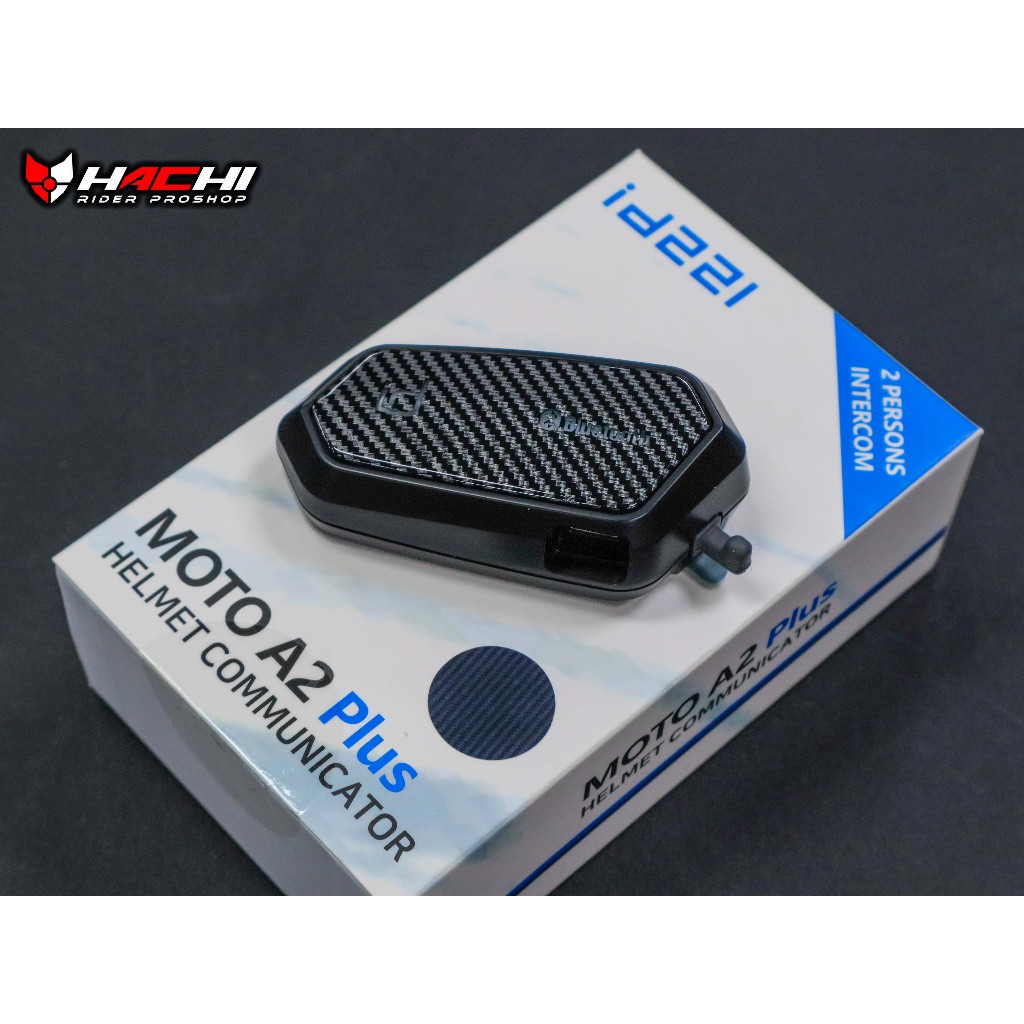 บลูทูธติดหมวกกันน็อค ID221 BLUETOOTH - MOTO A2 PLUS Carbon Edition