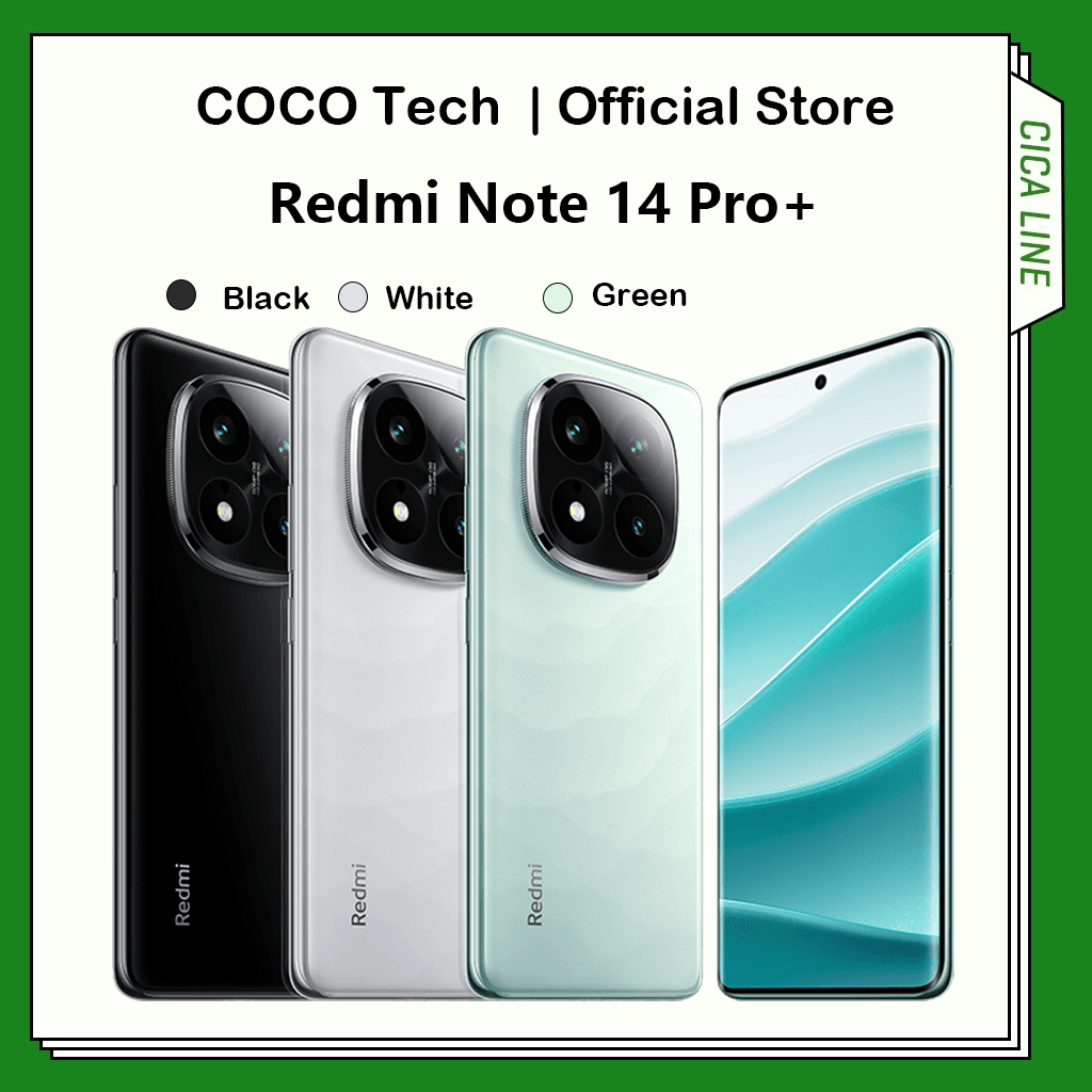 Redmi Note 14 Pro+ Redmi Note 14 Pro Plus Snapdragon 7s Gen3 90W ไฮเปอร์ชาร์จ พร้อมแบตเตอรี่ 6200mAh