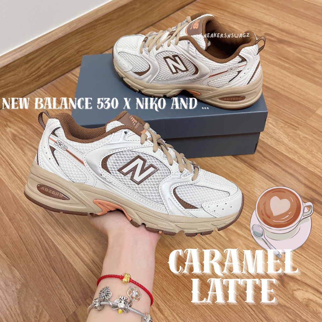 [พร้อมส่ง & พรีออเดอร์] New Balance 530 x Niko and …  - (MR530NI) Color: Caramel Latte