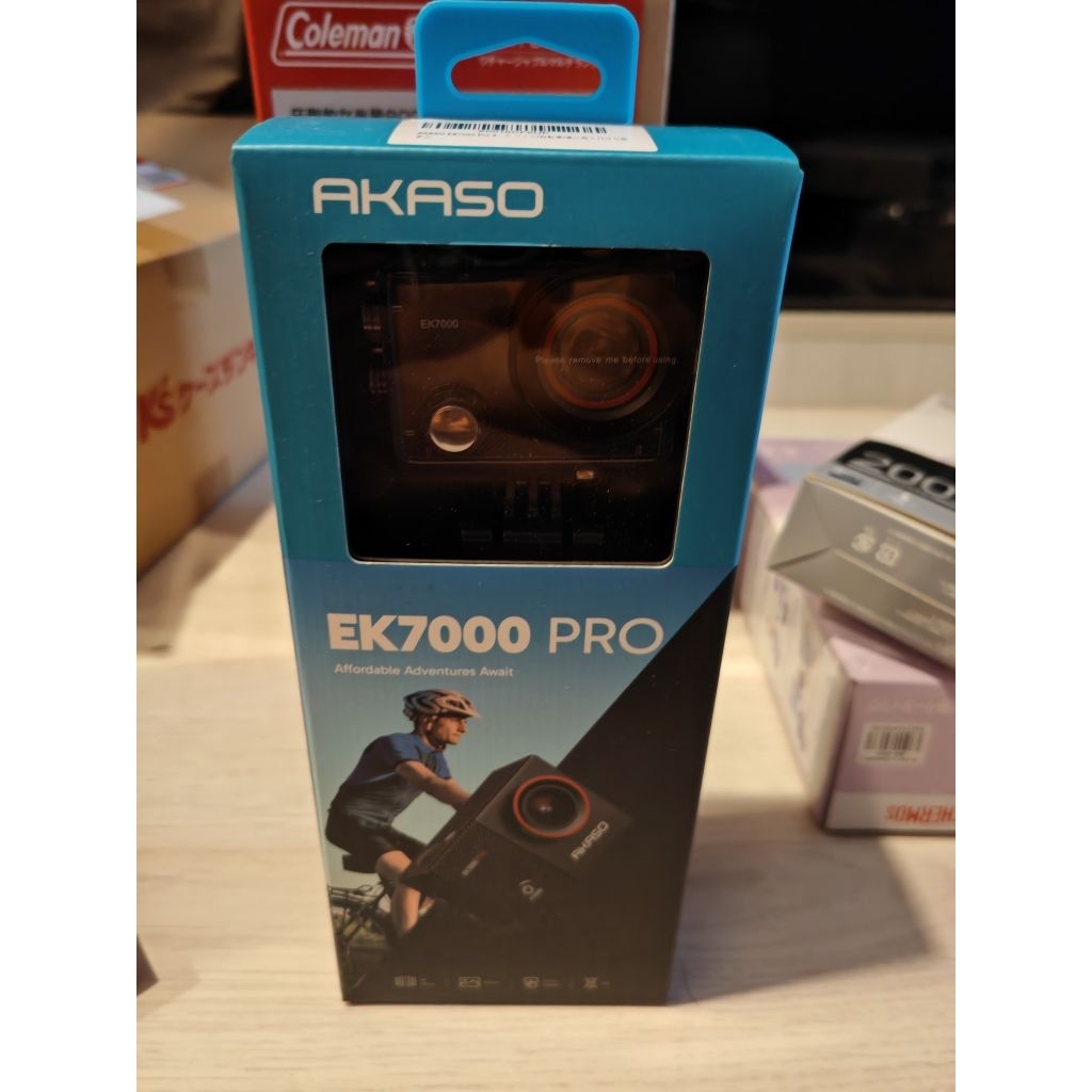 action cam AKASO EK7000 Pro 4K Action Camera ชุดเคสกันน้ำ+64gb MicroSD ของใหม่