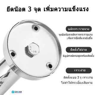 🇹🇭ส่งไวจากไทย SAINAM **รุ่นหนา32-35มม.** [30-120cm] ราวคนชรา ราวกันลิ่นทำจากสแตนเลส จับถนัดมือ ไม่เลื่อนหลุด รุ่นหนา OLD