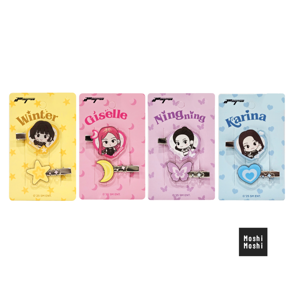 Moshi Moshi x aespa Hair Clip กิ๊บติดผม ลิขสิทธิ์แท้ รุ่น 6100006150-6154