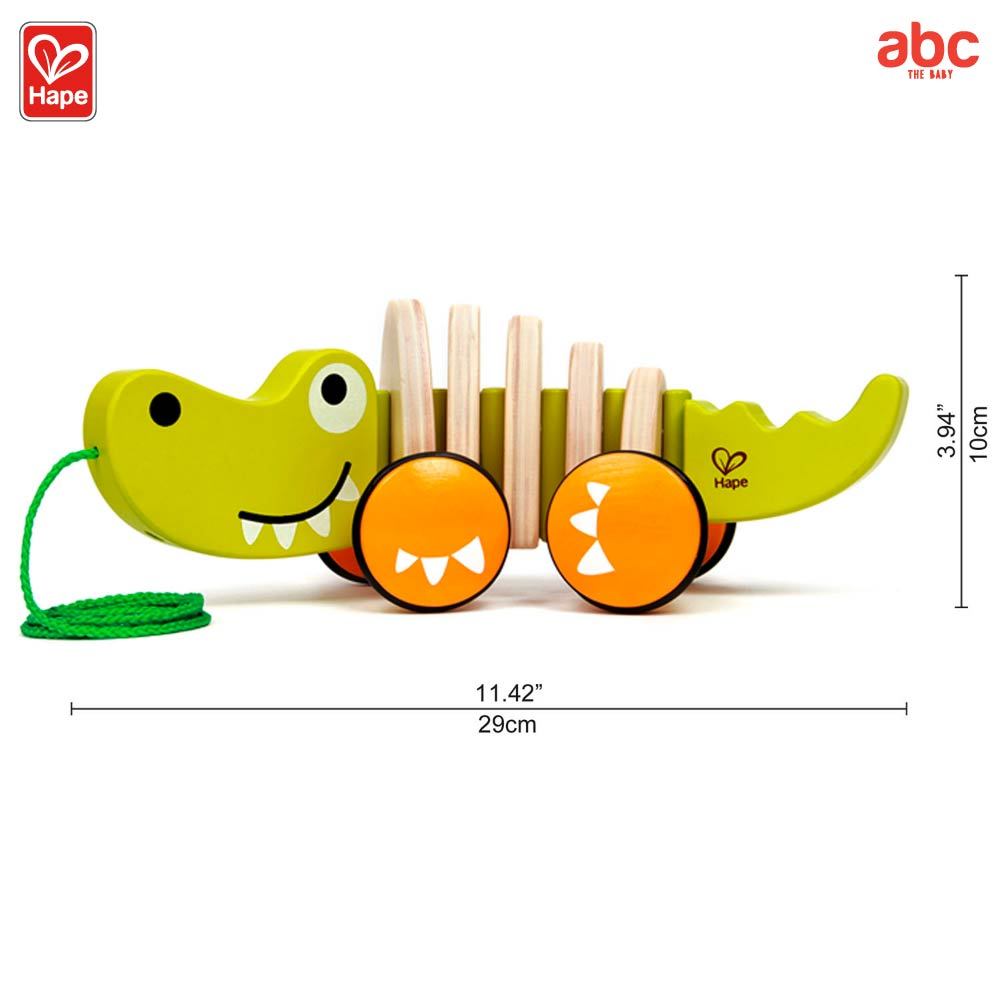 Hape ของเล่นลากจูง เจ้าจระเข้น้อย Walk-A-Long Croc ของเล่นเสริมพัฒนาการ สำหรับเด็ก 12 เดือนขึ้นไป รูปที่ 4