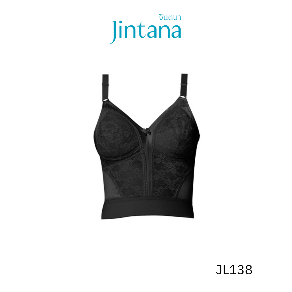 Jintana เสื้อชั้นในกระชับสัดส่วน รุ่น Basic รหัส JL138 สีดำ เสื้อในเต็มตัว กระชับ เก็บเนื้อส่วนเกิน