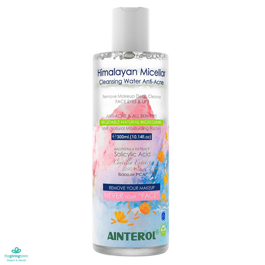 Ainterol Micellar Himalayan ไมเซล่าคลีนซิ่ง วอเตอร์ 300 มล - Himalayan Micellar Cleansing Water