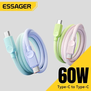 Essager 29W/60W/7A สายข้อมูล C-L/C-C/A-C สายดาต้าสองสี for ip Huawei Samsung Xiaomi
