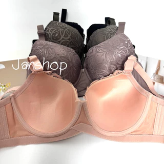 [N2]เสื้อในตกแต่งลูกไม้ไซส์ใหญ่(คัพC-D)ทรงเต็มเต้า size 38-44
