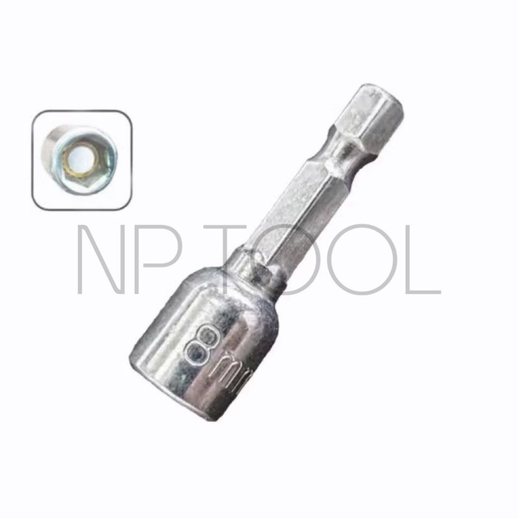 NP-377 หัวบล็อก ขันสกรู เบอร์8 ยี่ห้อ NEO หัวบล็อค บ๊อกซ์แกนแม่เหล็ก