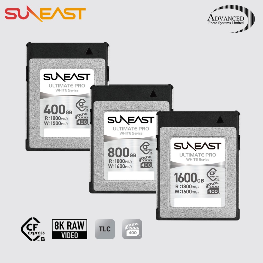 เมมโมรี่การ์ด SUNEAST ULTIMATE PRO CFexpress Type B Card WHITE Series VPG400