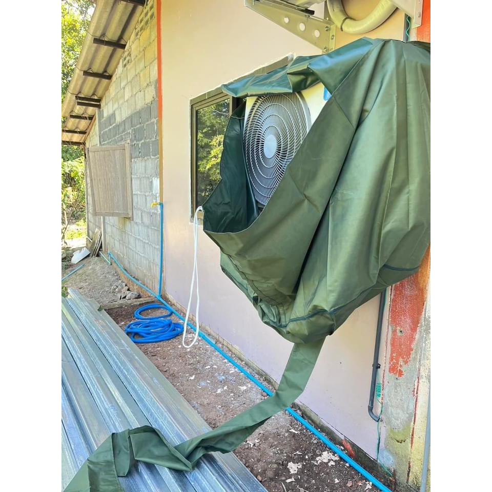 ผ้าใบล้างแอร์คอยร้อน(9000-24000)BTU
