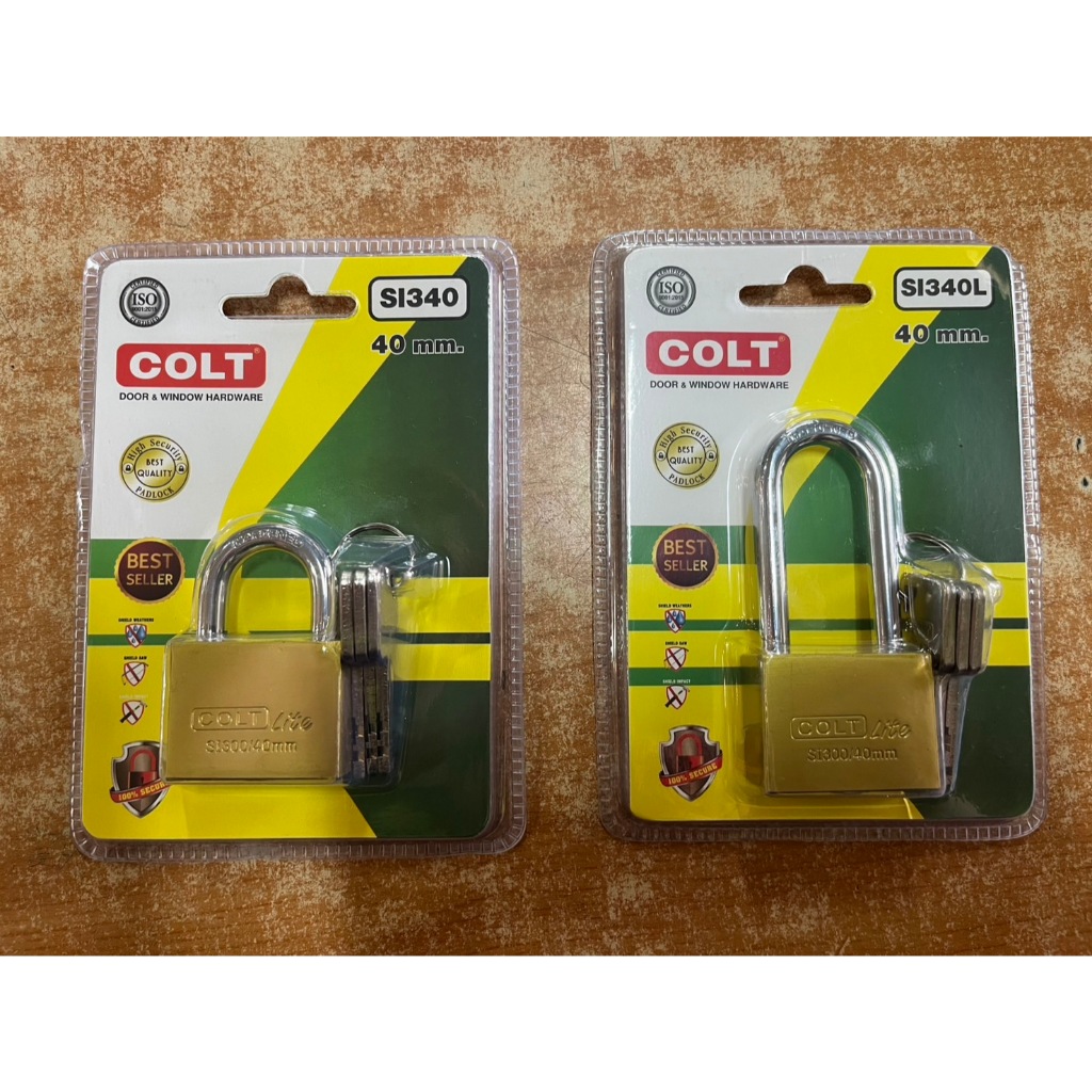 แม่กุญแจลูกปืน COLT ขนาด 40 mm (690601) AE