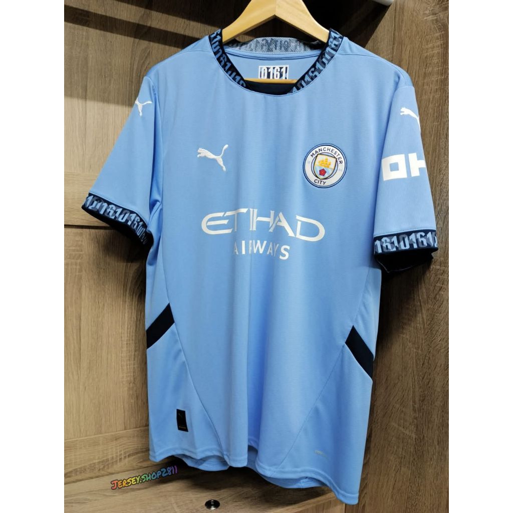 เสื้อฟุตบอลแท้ ทีมแมนซิตี้ 🔵ชุดเหย้า ปี 2024/25 เสื้อแมนซิตี้ ManchesterCity