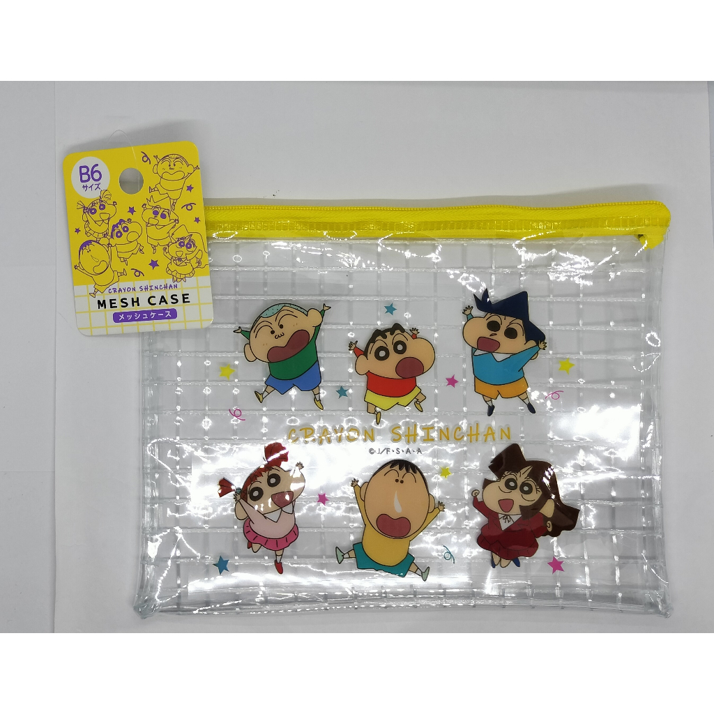 【Direct from Japan】Crayon Shinchan B6size Mesh Case เคสตาข่าย Crayon Shinchan ขนาด B6