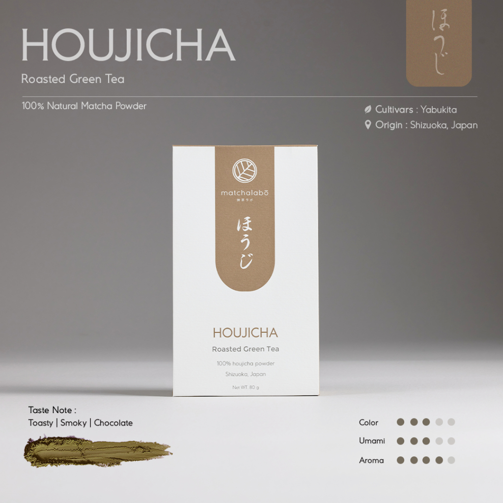 MATCHALABO ผงโฮจิฉะ I HOUJICHA Roasted Green Tea 80g