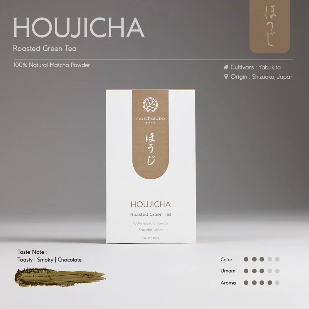 MATCHALABO ผงโฮจิฉะ I HOUJICHA Roasted Green Tea 80g