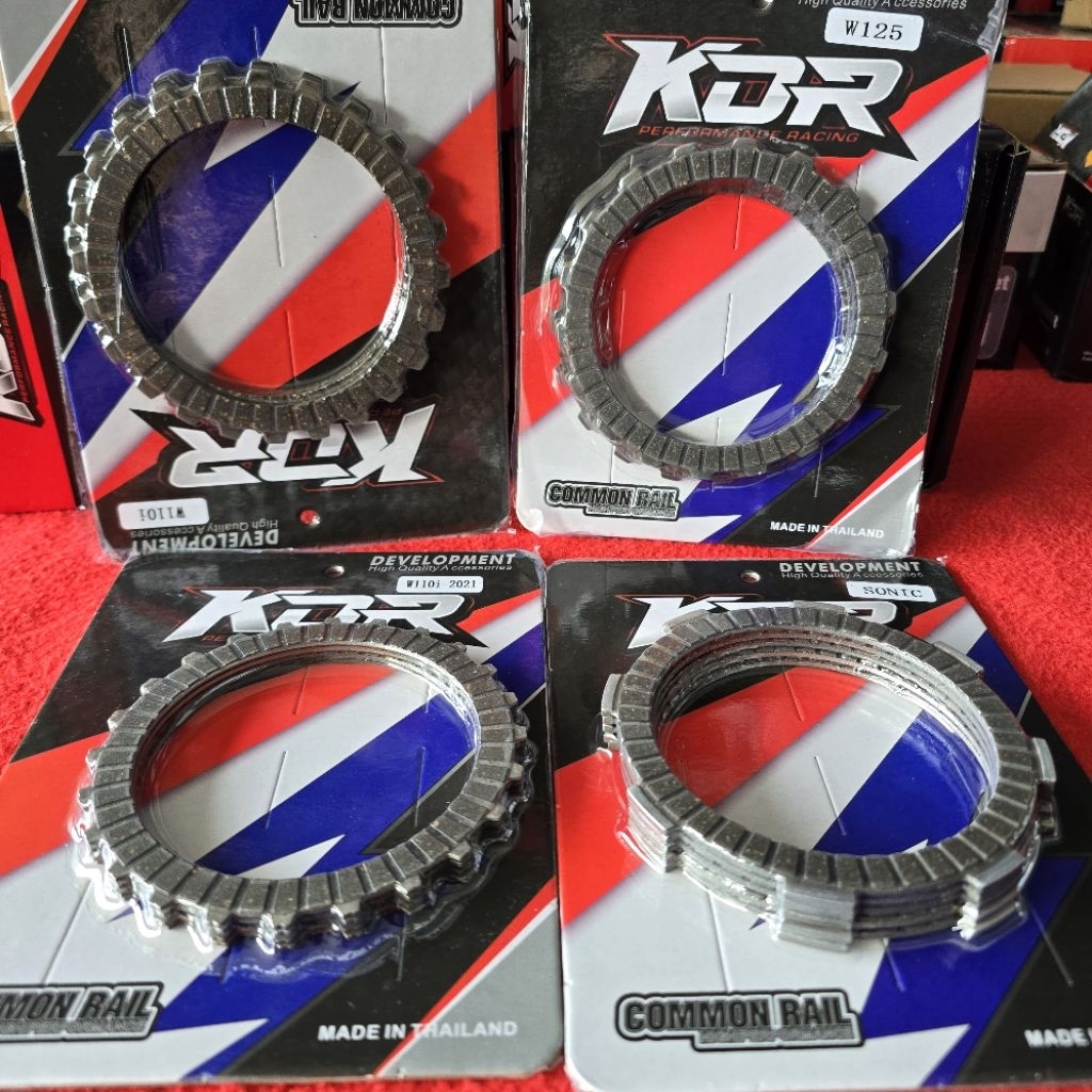 แผ่นคลัท KDR W125 W110i(เท้า-มือ) W100 SONIC คลัทผสมคาร์บ้อน เอาอยู่แม้กับรถแรงม้าเยอะ รูปที่ 4
